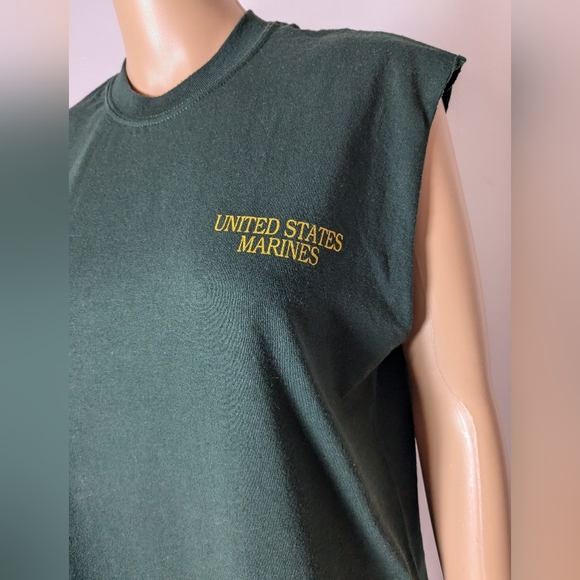 Marine Corp Machine Gunners Sleeveless Tee Medium - Picture 4 of 10